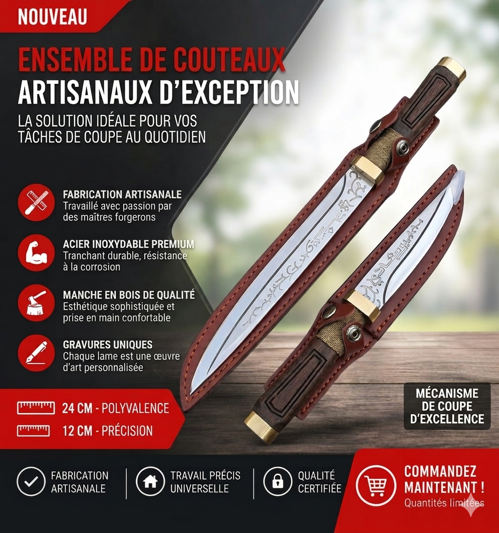 Couteaux artisanaux